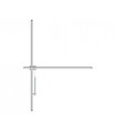 Antenna a dipolo FM in alluminio, 800W, smontabile, connettore "N Type"